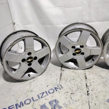 Carica l'immagine nel visualizzatore di Gallery, 4 cerchi in lega 4 fori CHEVROLET Kalos 15 pollici