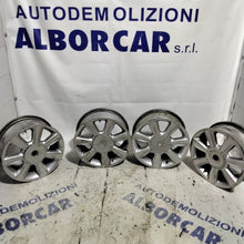 Carica l'immagine nel visualizzatore di Gallery, 4 cerchi in lega 4 fori LANCIA ypsilon 15 pollici anno 2007