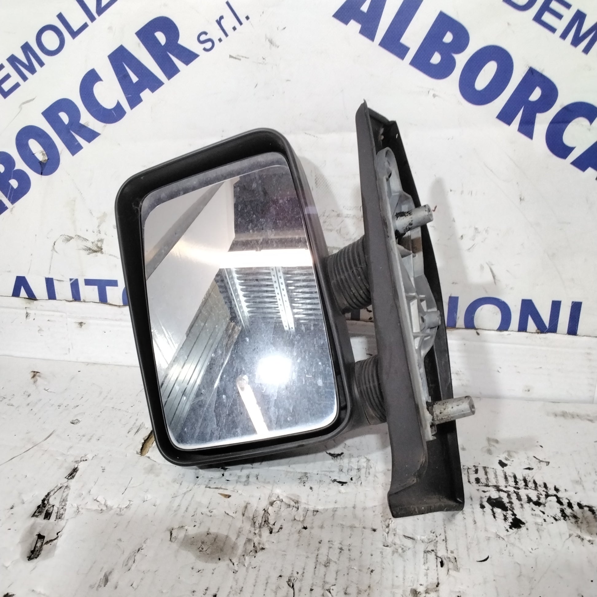SPECCHIO SPECCHIETTO RETROVISORE SINISTRO A VITE Per FIAT 126 127 PANDA - Foto 11