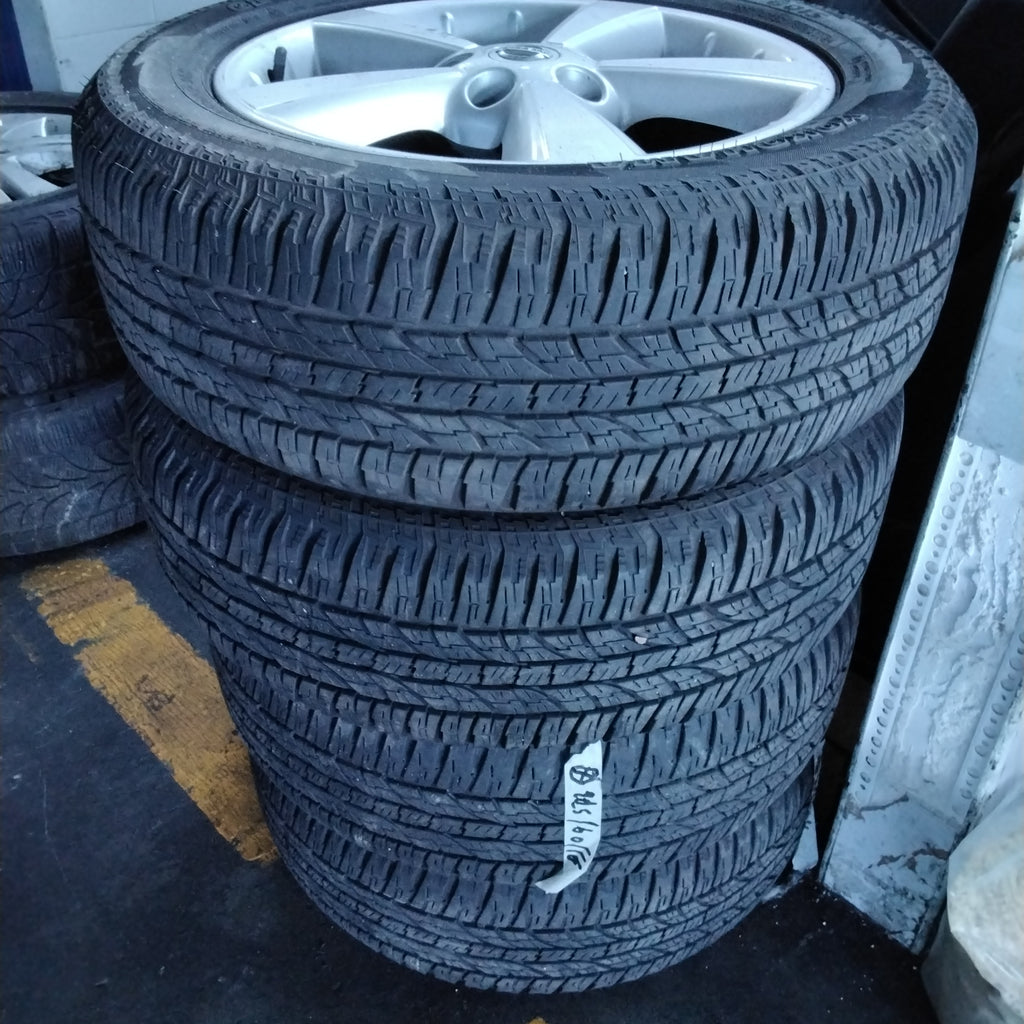 (4) Tires and rims also sold separately, Nissan 215/60/17 5-bolt