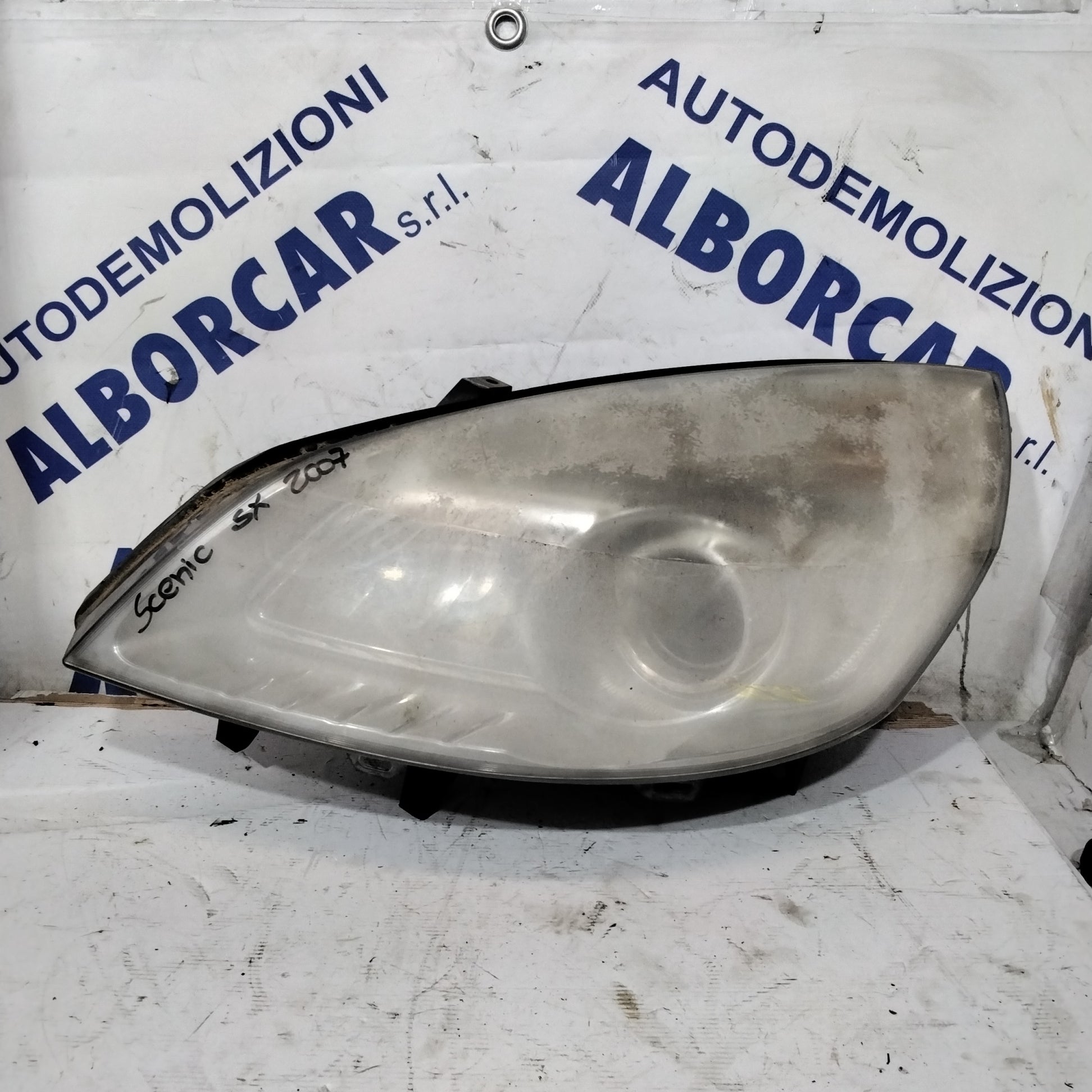 Faro/fanale renault scenic sinistro 2007