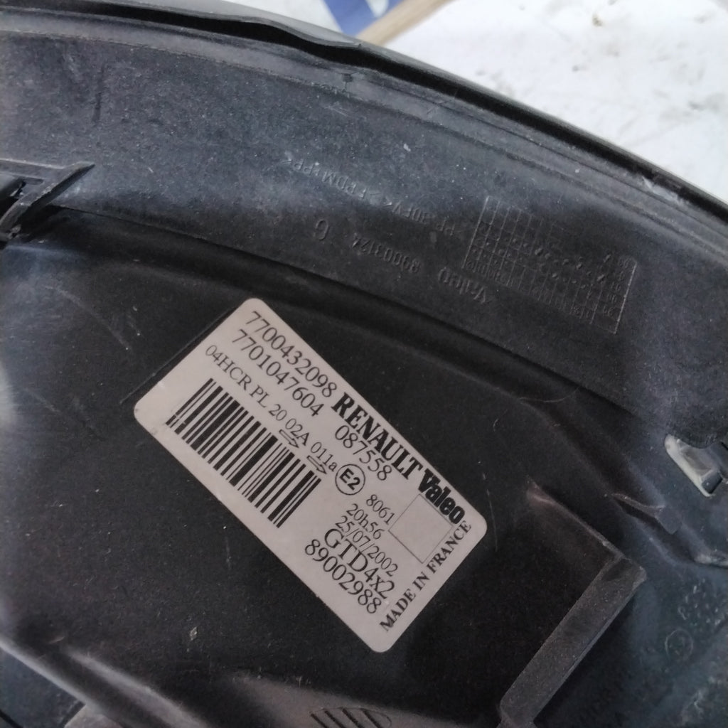 Faro/fanale sinistro renault scenic 2002