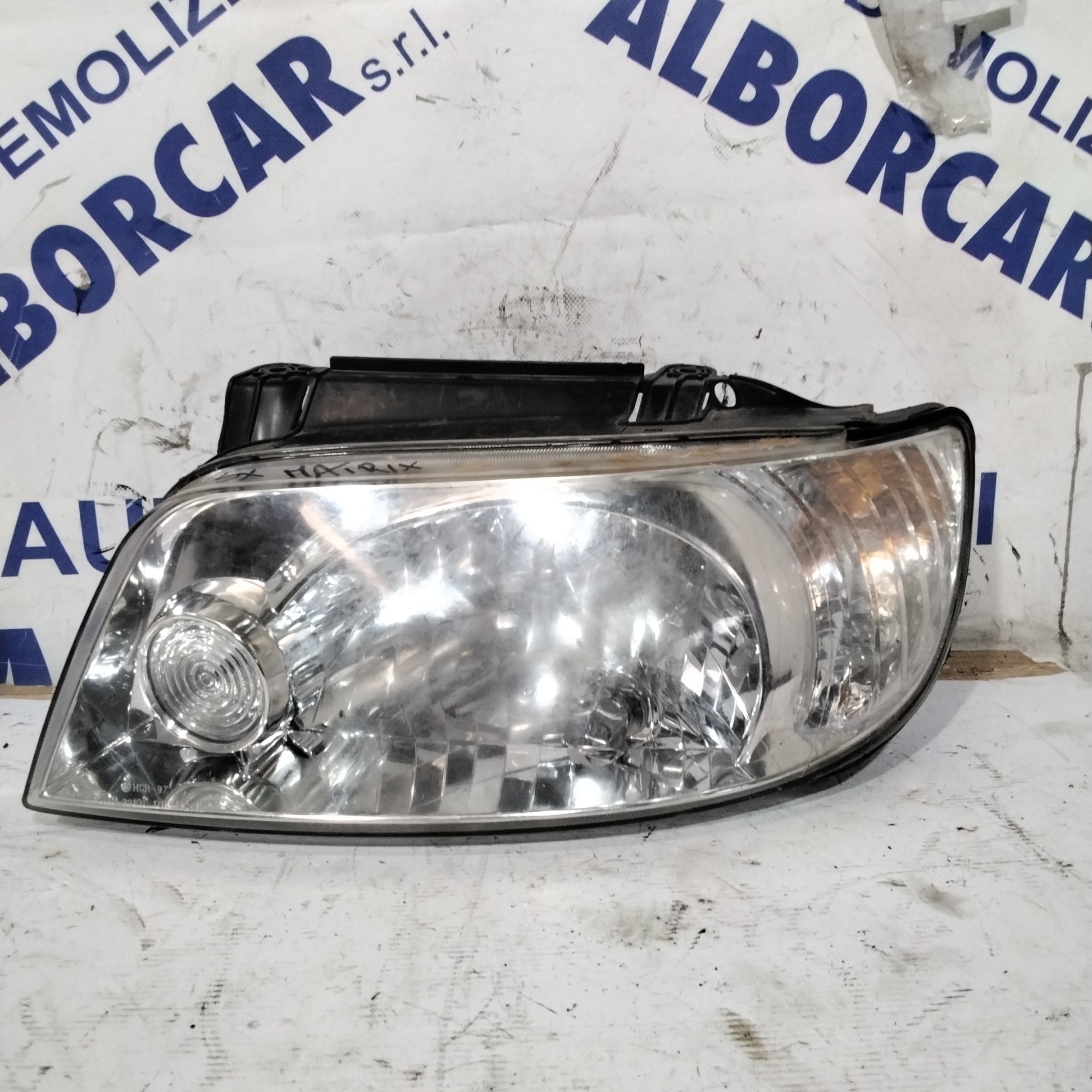 Faro/fanale hyundai matrix sinistro