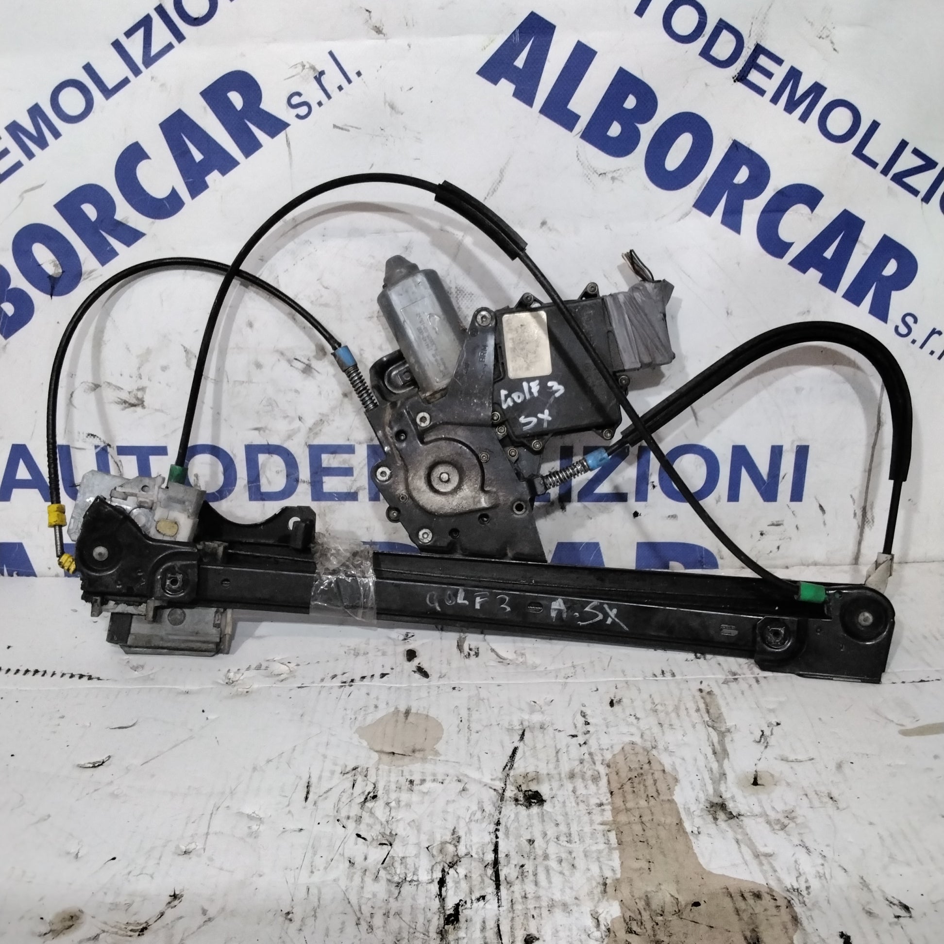 Front left window regulator Volkswagen Golf 3