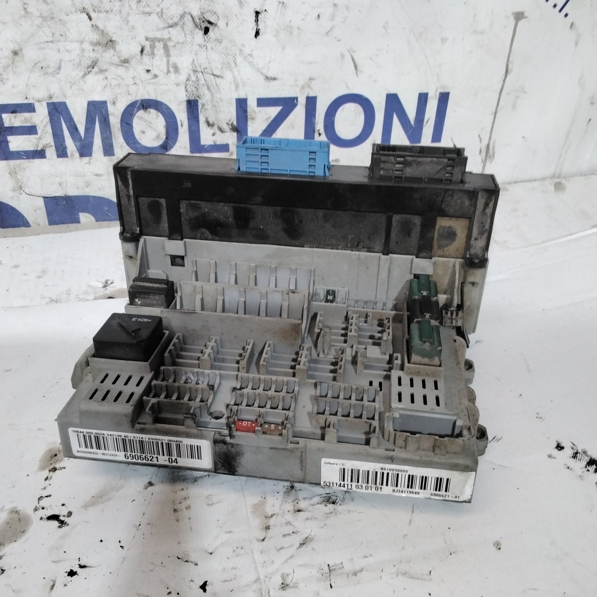 Centralina body computer scatola porta fusibili bmw serie 1 cod: 6906621-04