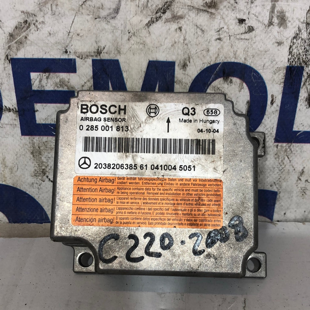 Mercedes C 220 airbag control unit code: 0285001813