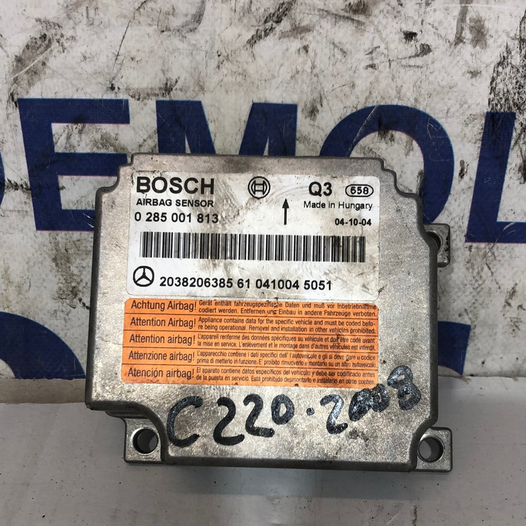 Mercedes C 220 airbag control unit code: 0285001813