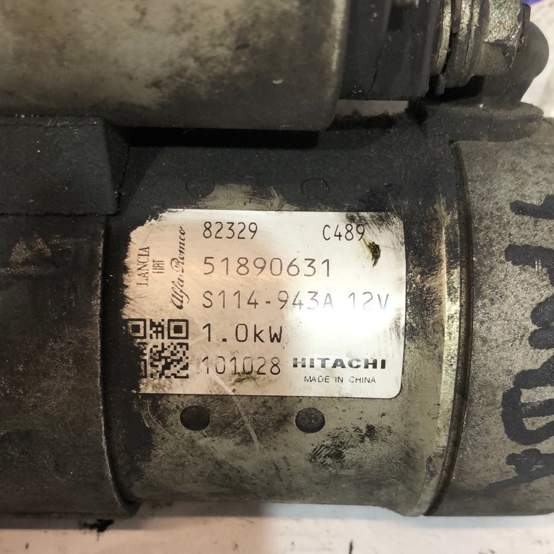 Motorino di avviamento Fiat Panda benzina 2007 cod: 51890631