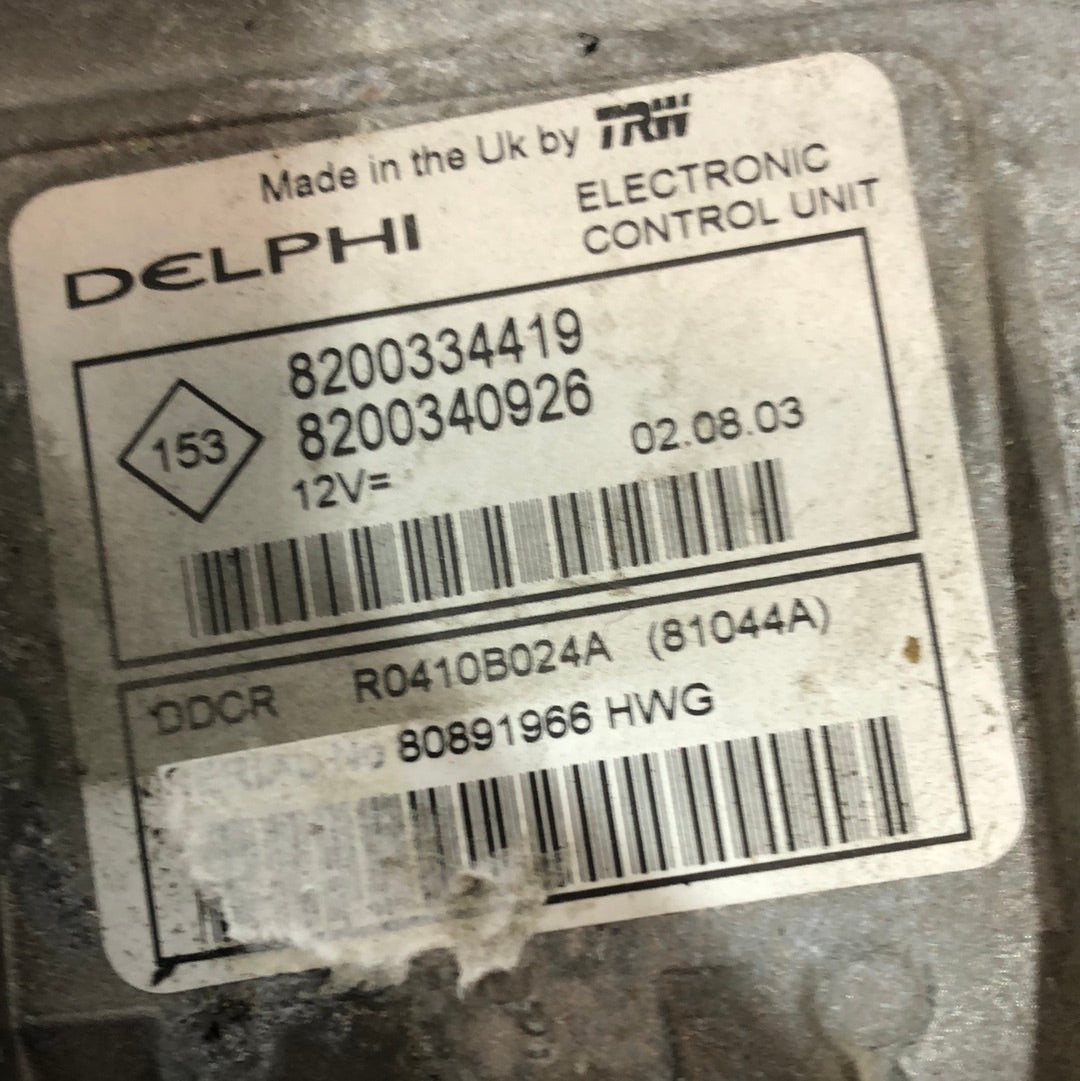 Centralita motor Renault Megane 1.5 cód.: 8200334419