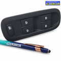 Pulsantiera alzavetro anteriore sinistra Renault Megane su sfondo bianco con logo Alborcar