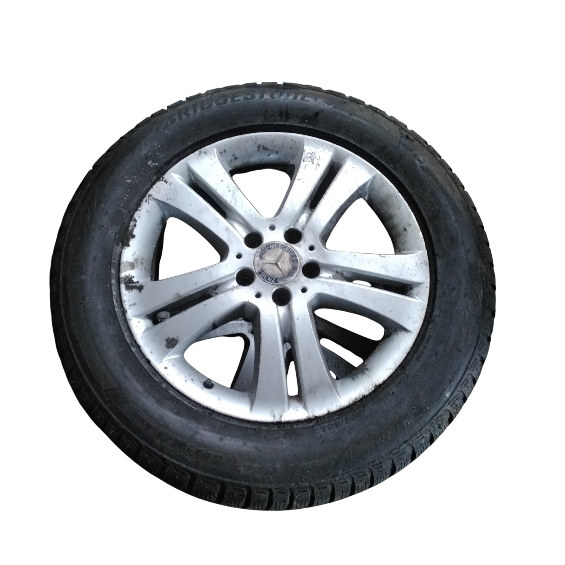 (4) gomme e cerchi vendibili anche separatamente Mercedes 255/55/18 fori 5