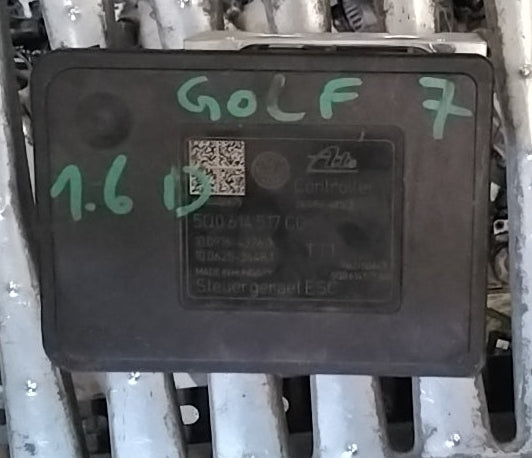 Pompa Centralina ABS volkswagen golf 7 1.6 tdi anno 2017 codice 500614517CG