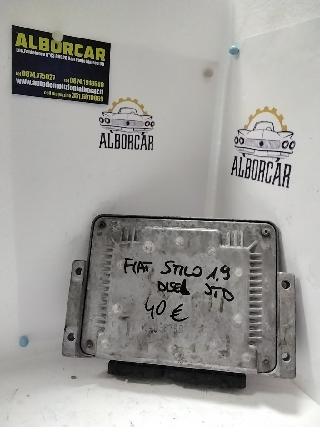 Unidad de control de motor Fiat Stilo 1.9 JTD código: 73501237
