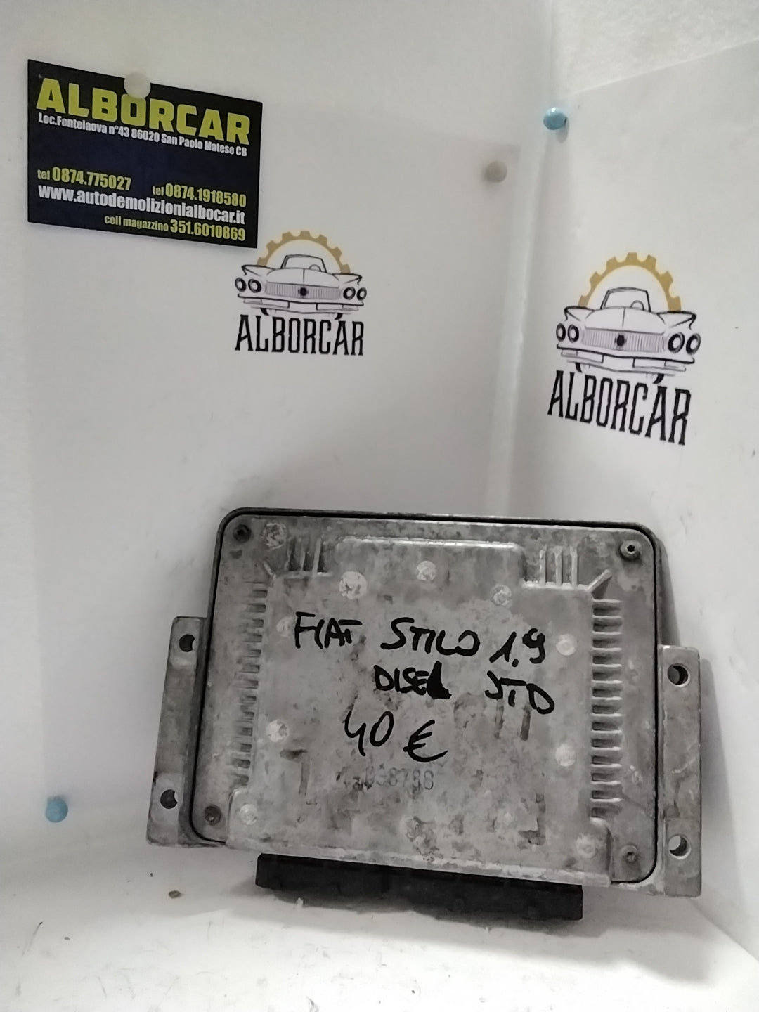Unidad de control de motor Fiat Stilo 1.9 JTD código: 73501237