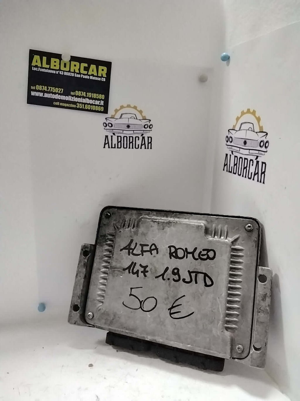 Centralina Motore Alfa Romeo 147 1.9JTD codice:55189421