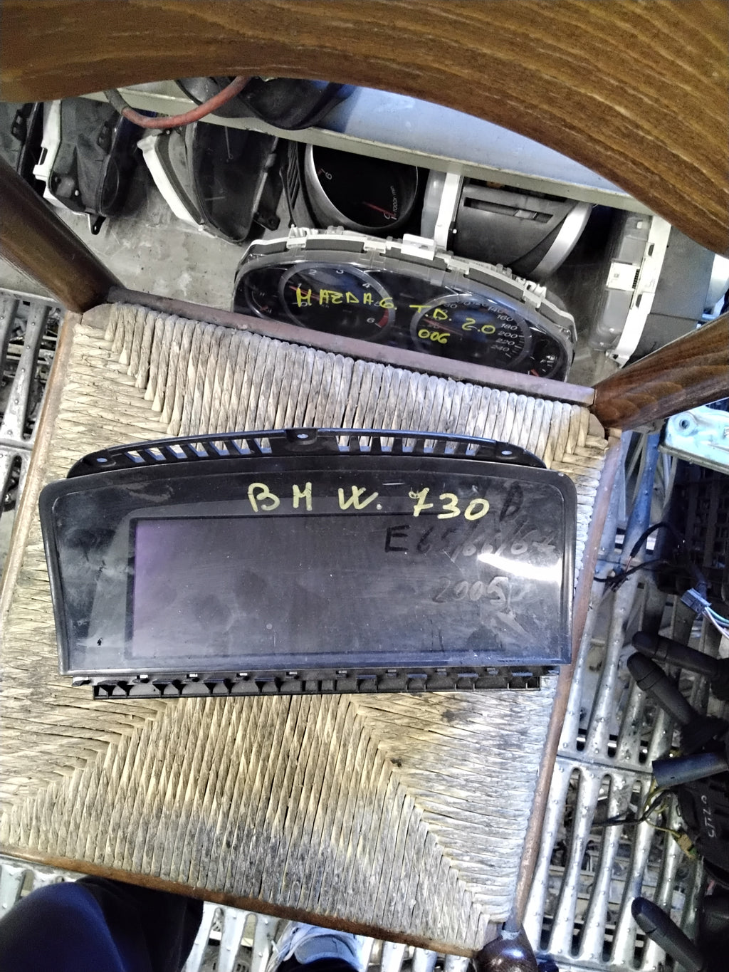 Quadro strumenti contachilometri bmw 730d codice 6544JT027524428