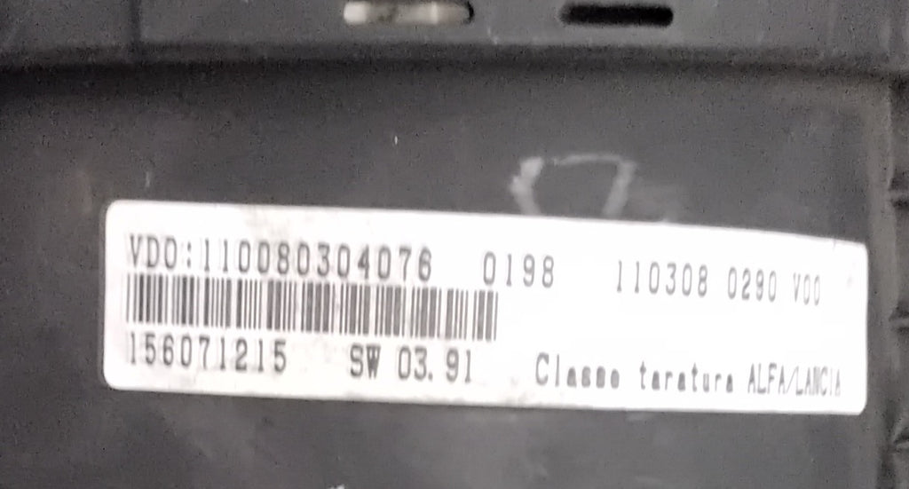 Quadro strumenti contachilometri alfa romeo 147 codice 156071215