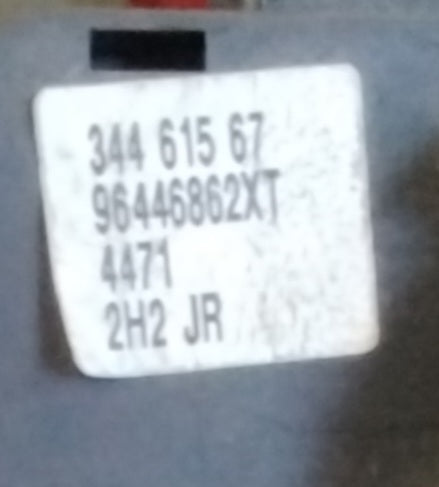 Devioluce peugeot 206 codice 34461567