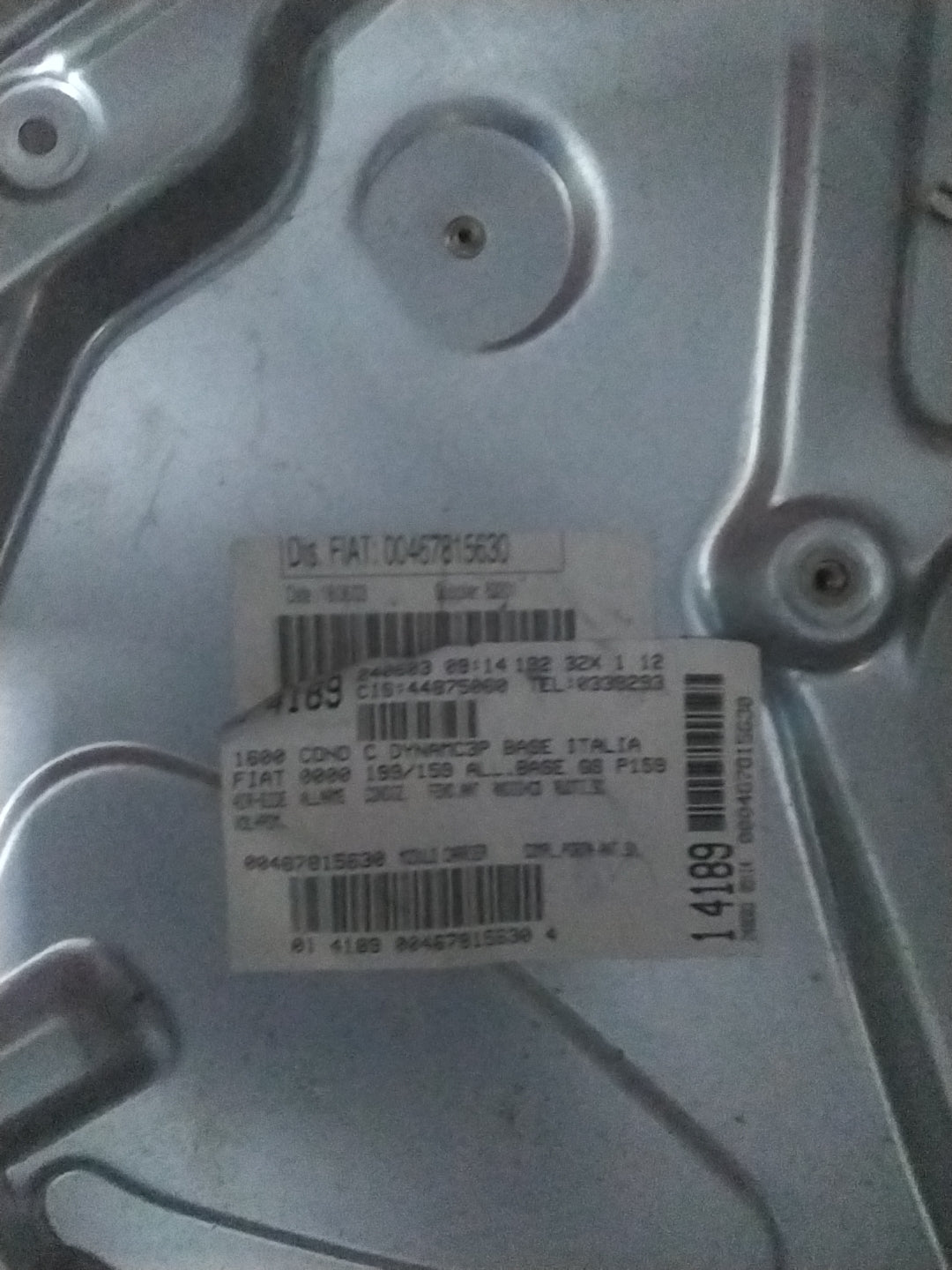Pannello alzavetro fiat stilo