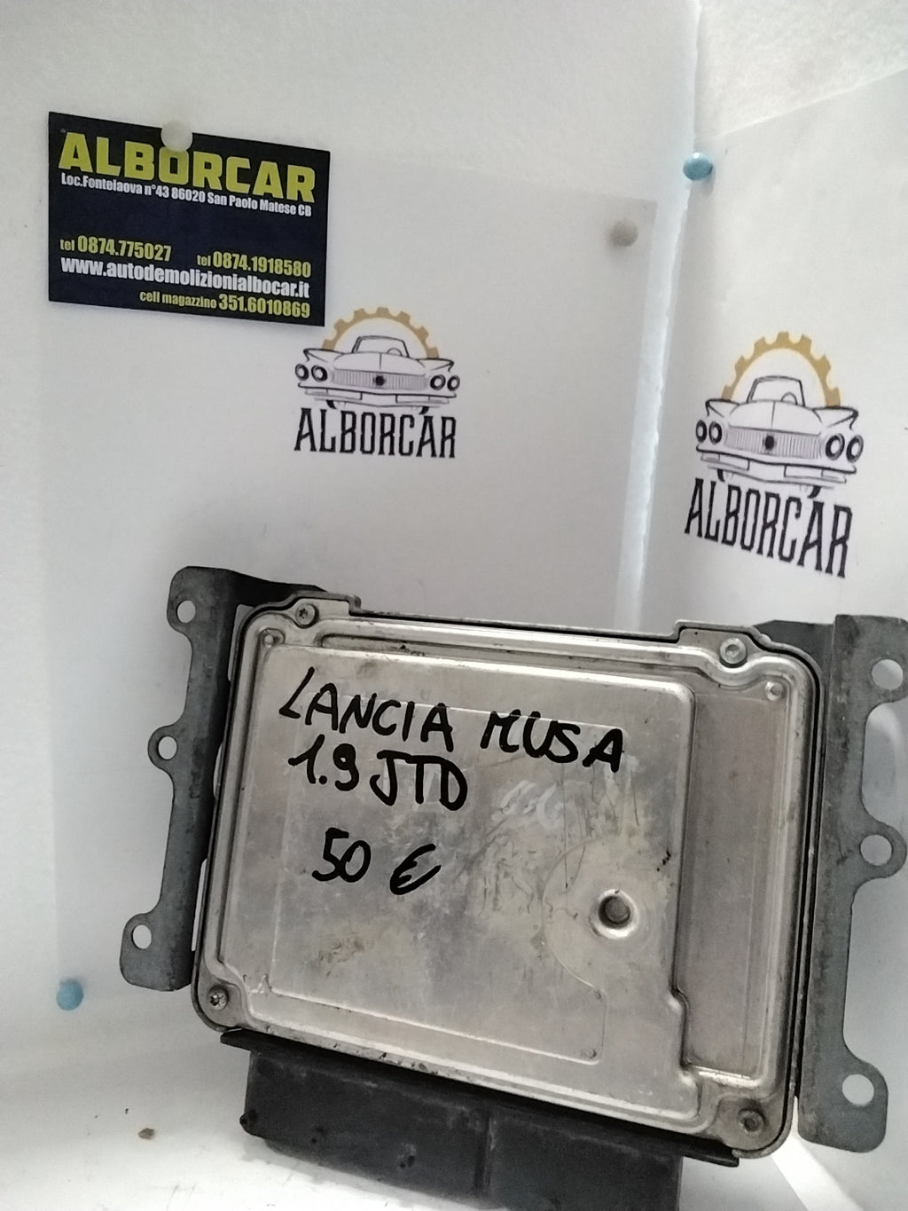 Engine Control Unit Lancia Musa 1.9jtd code:55201425