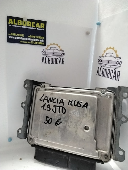 Unidad de Control del Motor Lancia Musa 1.9 JTD, código: 55201425