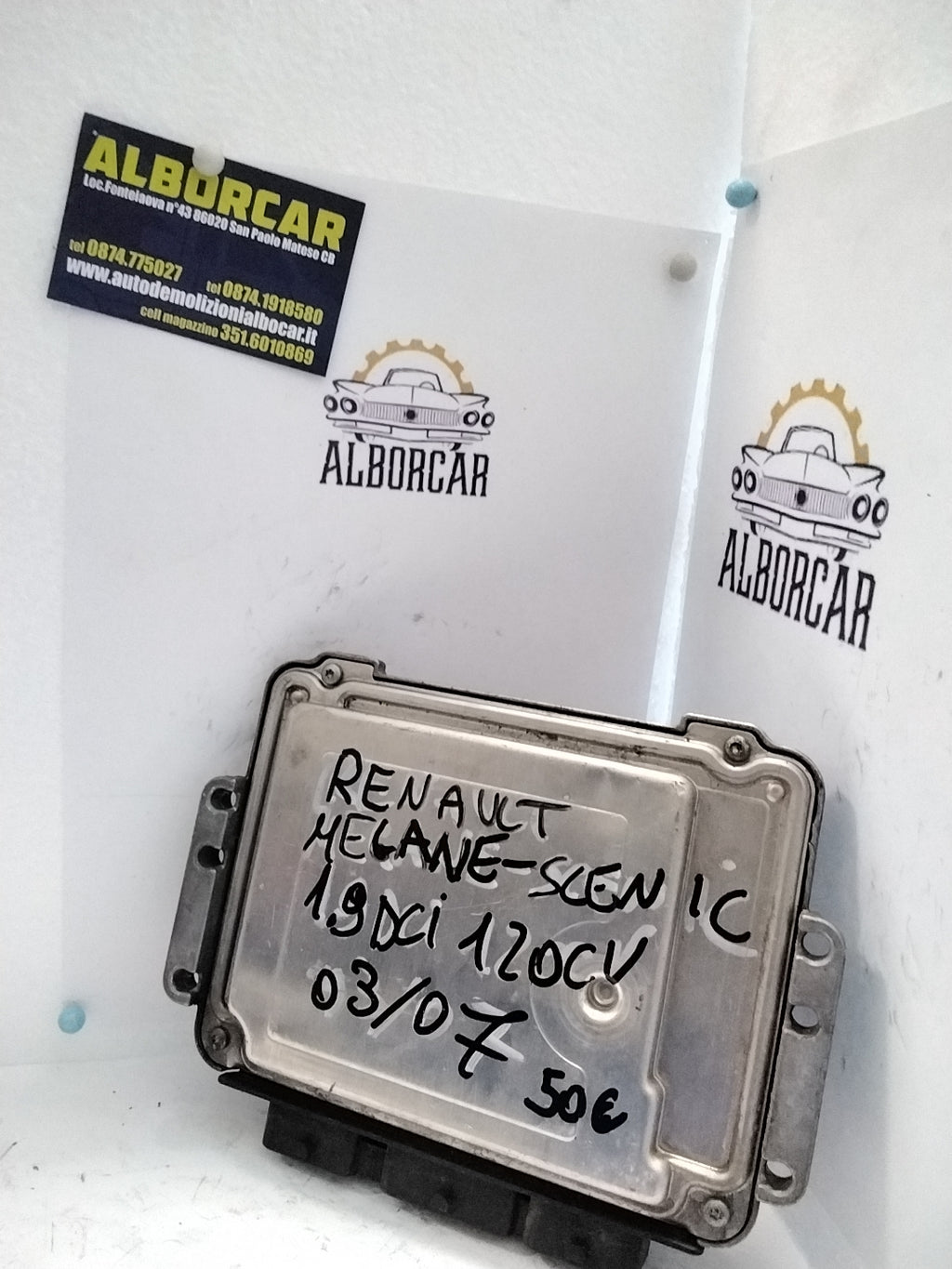 Centralina Motore Renault Megane/Scenic 1.9dci 120cv codice:8200310863