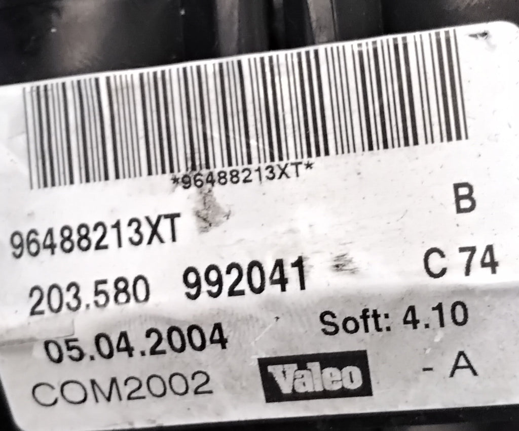 Devioluce citroen c3 codice 96488213XT