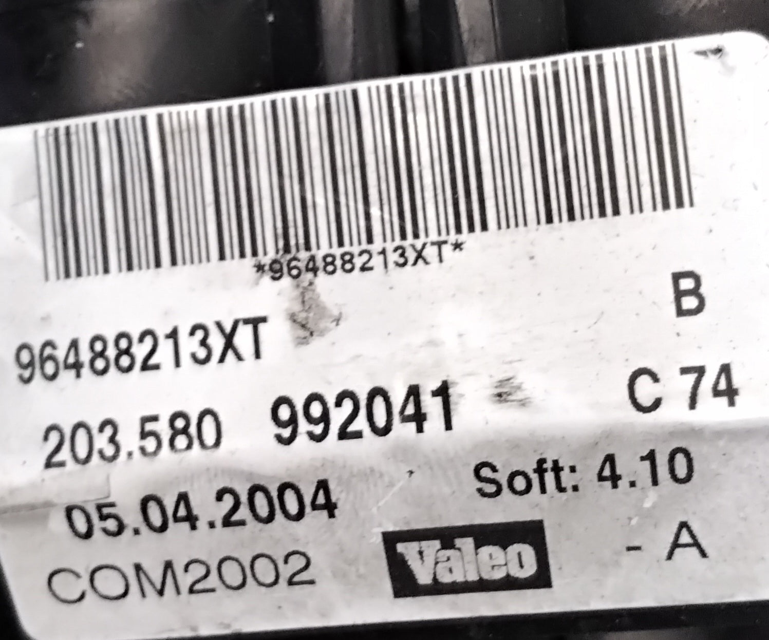 Devioluce citroen c3 codice 96488213XT