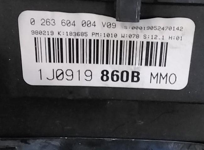 Quadro strumenti contachilometri Volkswagen golf 4 codice 1J0919860B