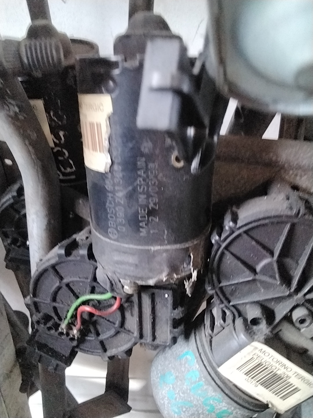 Motorino tergicristallo peugeot 206