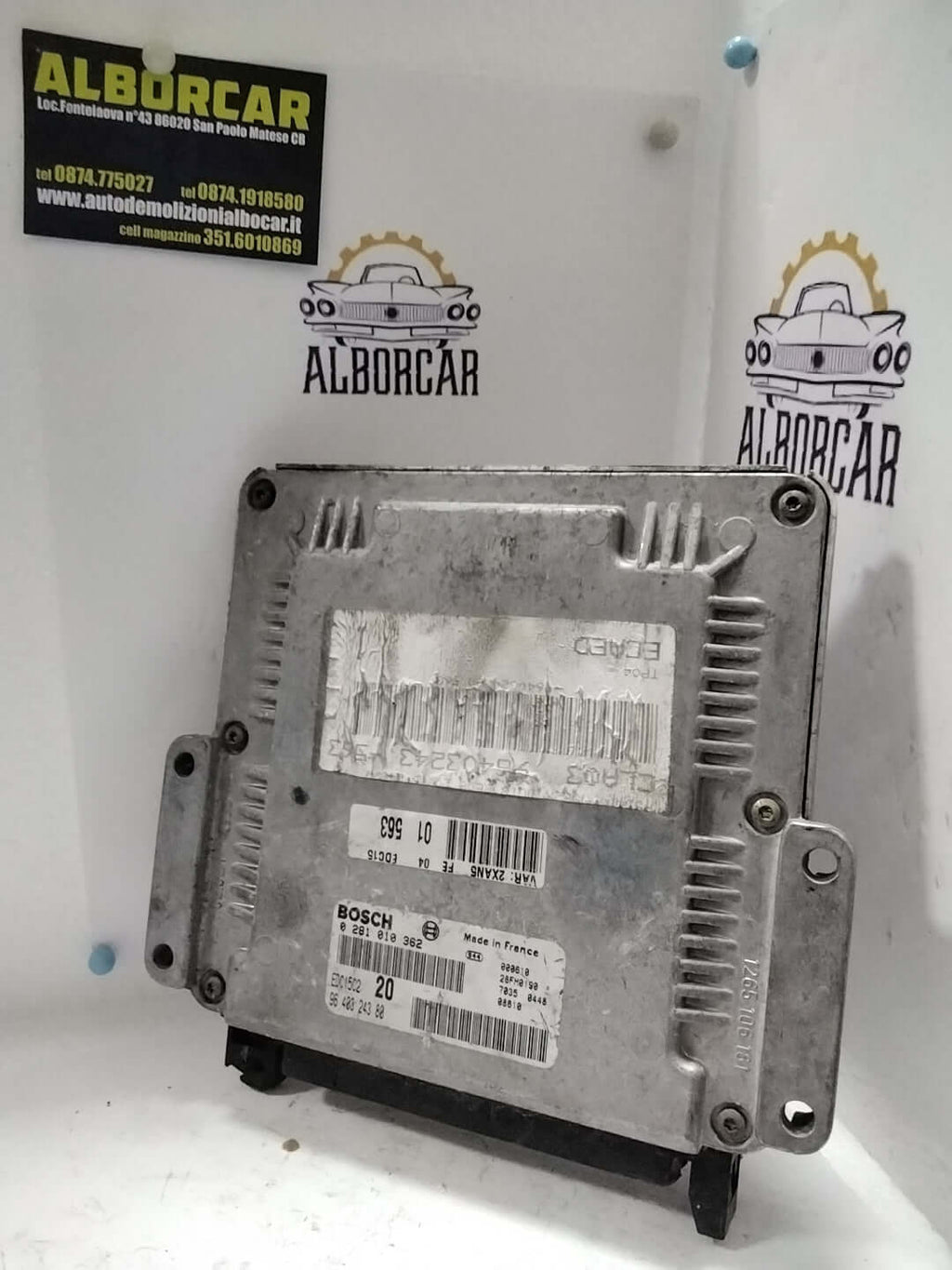 Centralita Motor Peugeot 306 2.0HDI código:9640324380