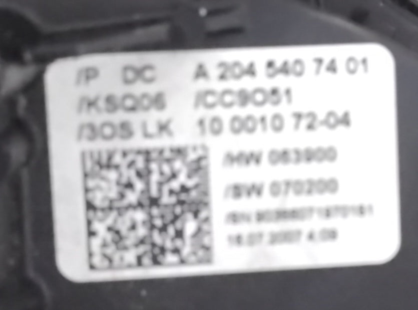 Devioluce mercedes classe C codice A2045407401