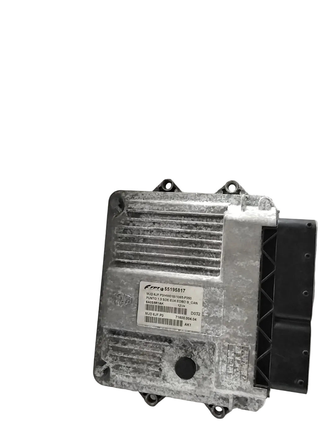 Unidad de control del motor Fiat Punto 1.3 16v, código de motor: 55195817