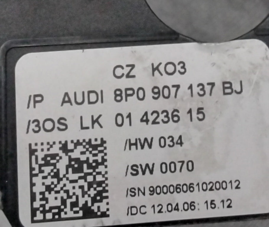 Devioluce audi a3 codice 8P0907137BJ
