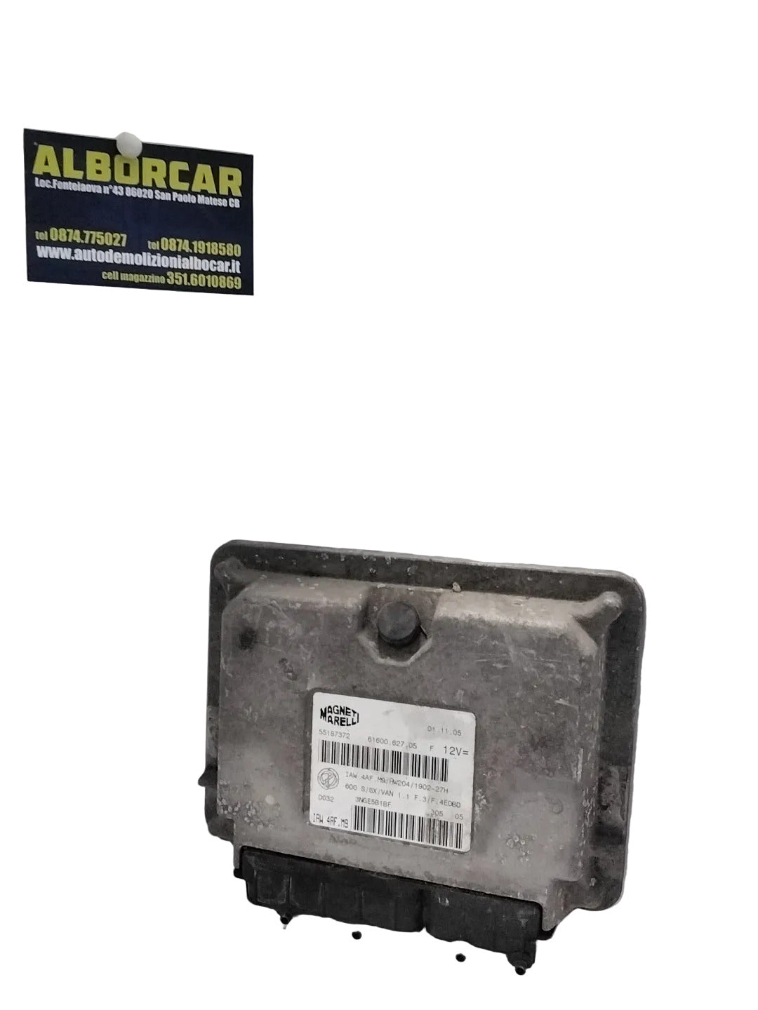 Centralina Motore Fiat 600 1.1Benzina codice:55187372