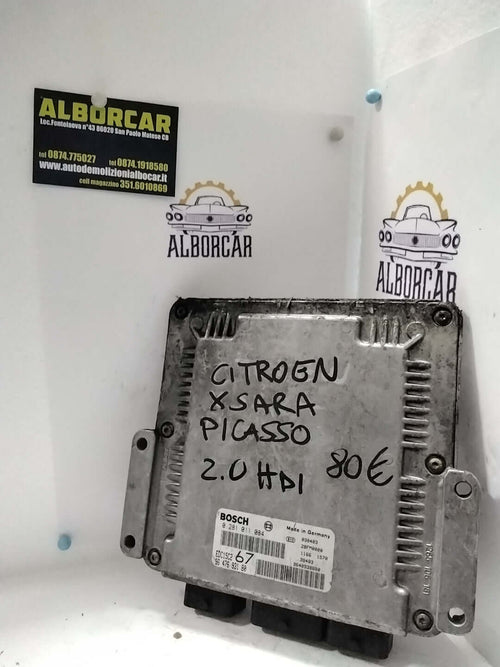 Unidad de control del motor Citroen Xsara Picasso 2.0HDI código:9647693180