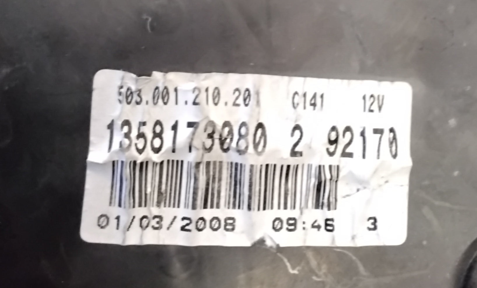Quadro strumenti contachilometri fiat ducato codice 1358173080292170