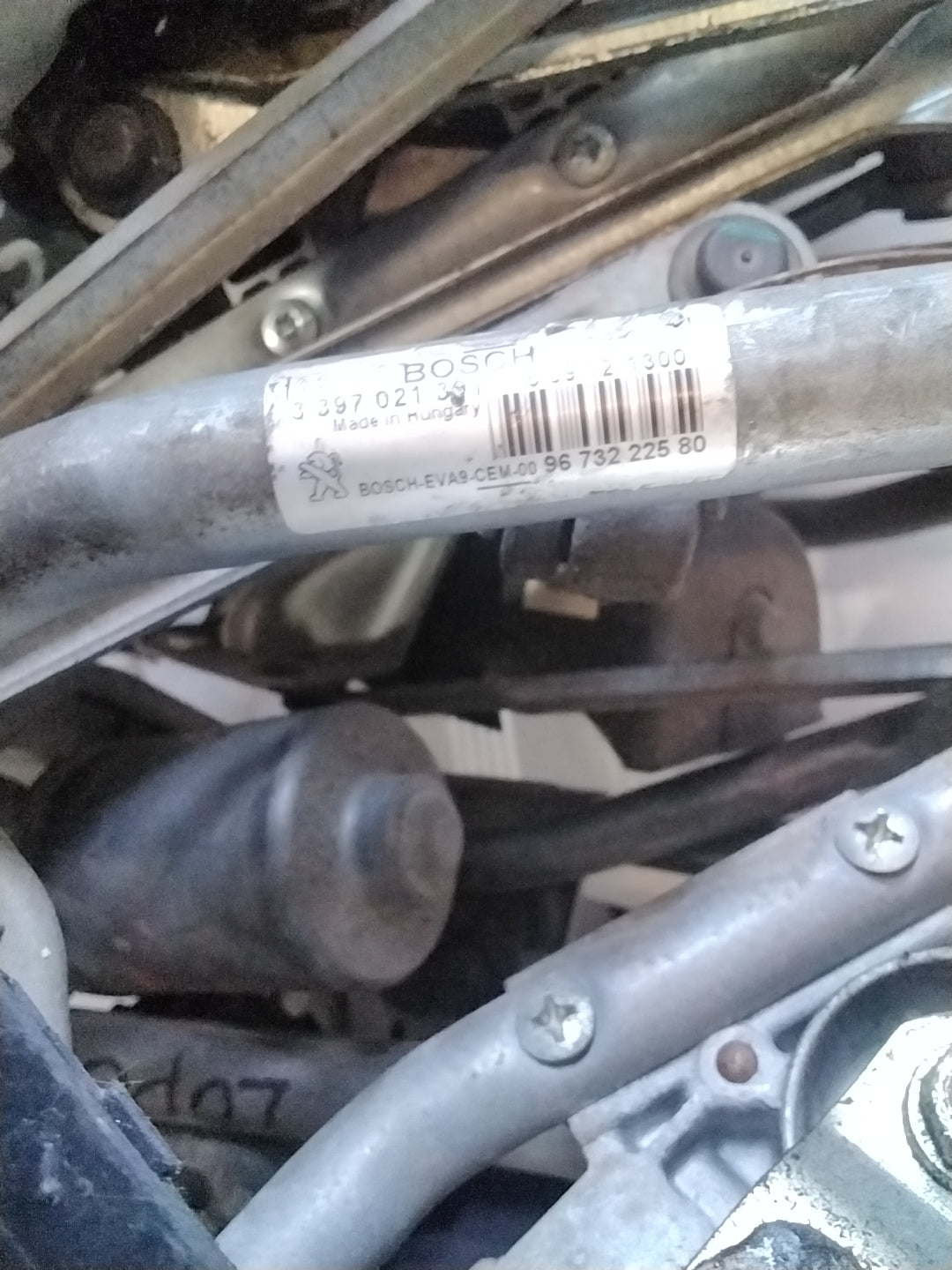Motorino tergicristallo peugeot 208
