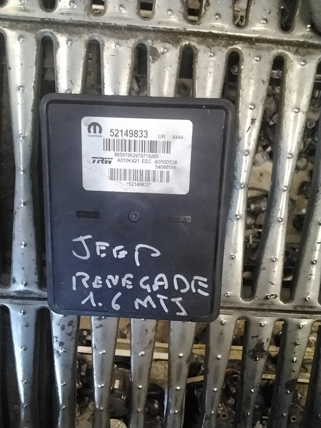 Centralina pompa abs jeep renegade 1.6 multijet codice 52149833
