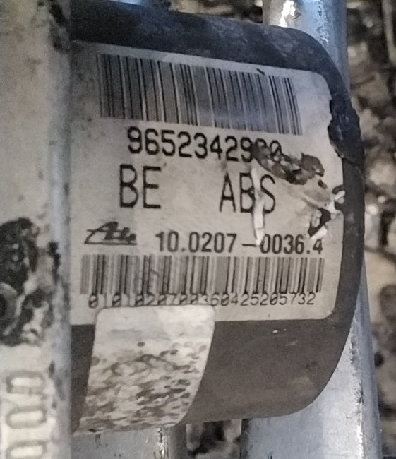 ABS Pump Control Unit PEUGEOT 206 SW diesel year 2005 code: 9652342980