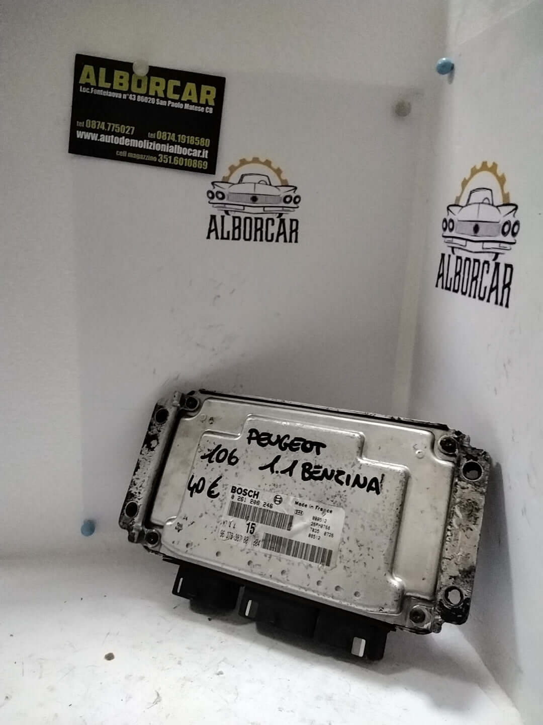 Centralina Motore Peugeot 106 1.1 Benzina codice:96378387801804