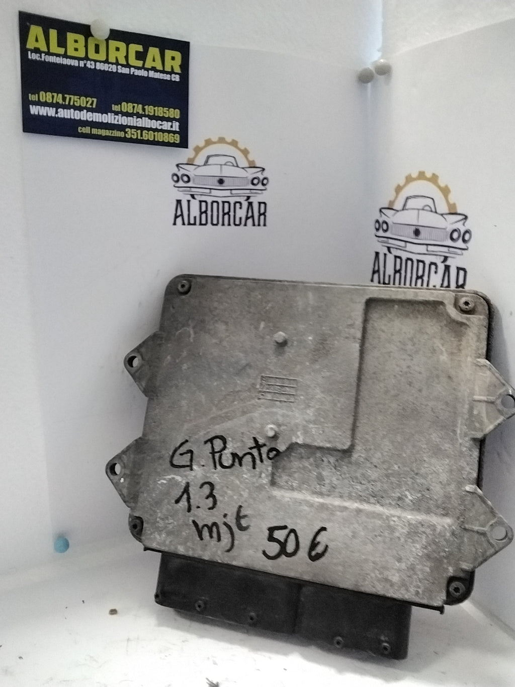 Engine Control Unit Fiat Grande Punto 1.3mjd code: 51806498