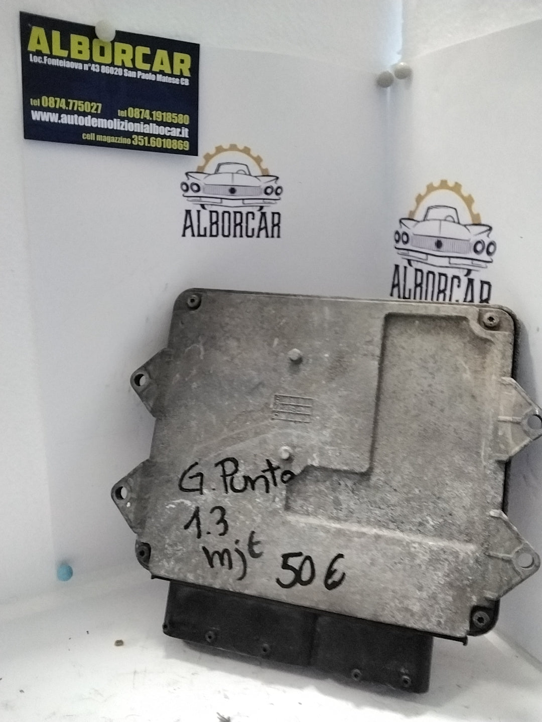 Engine Control Unit Fiat Grande Punto 1.3mjd code: 51806498