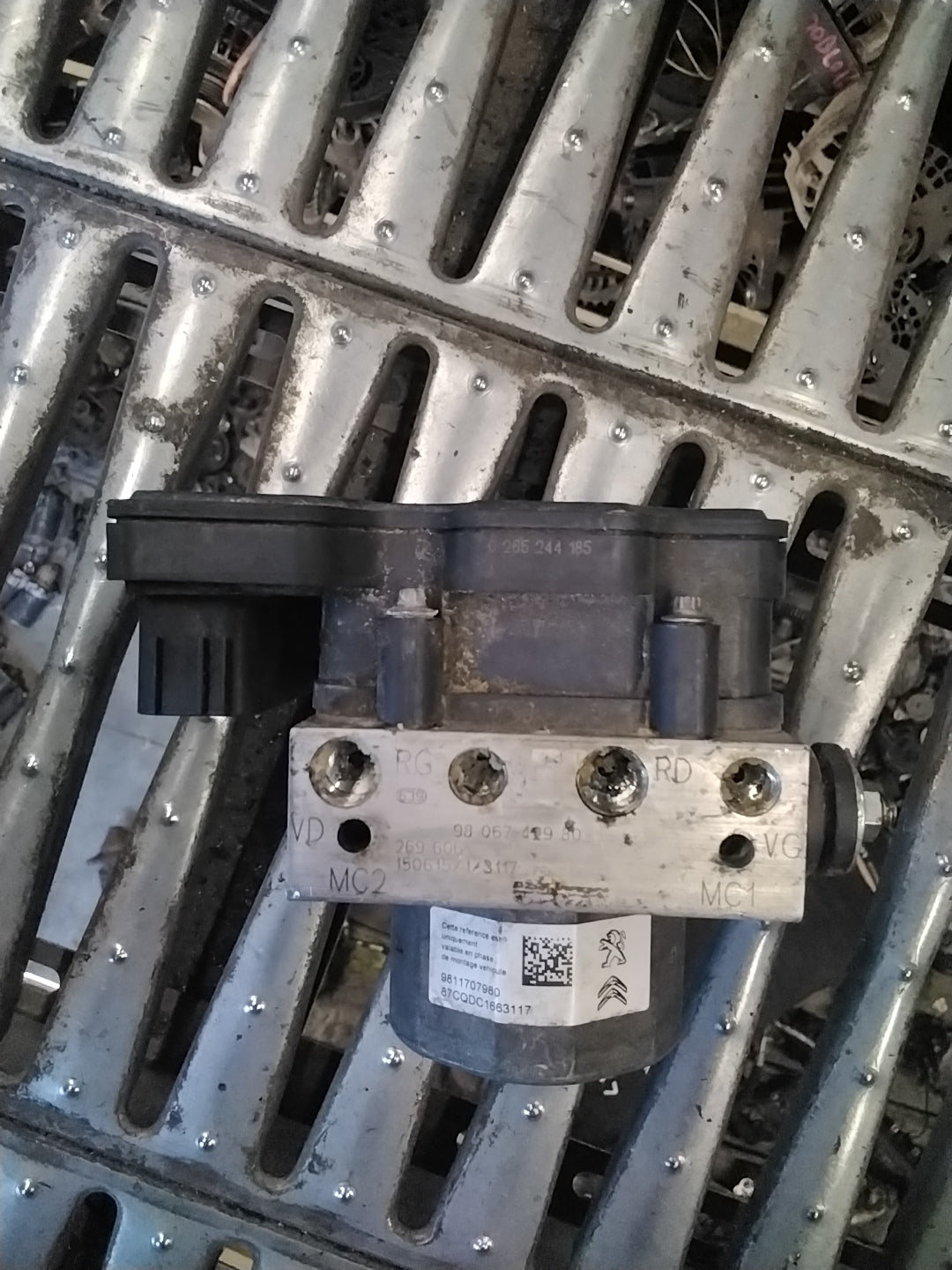 Centralina pompa abs peugeot 308 codice 0265244185