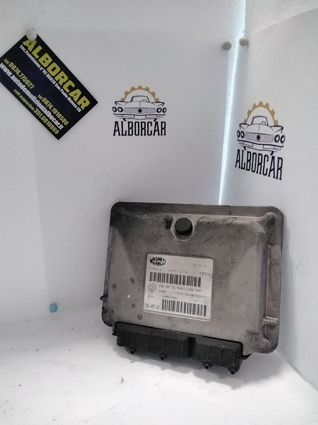 Centralina Motore Fiat Panda 169 1.2 Benzina codice:51793116