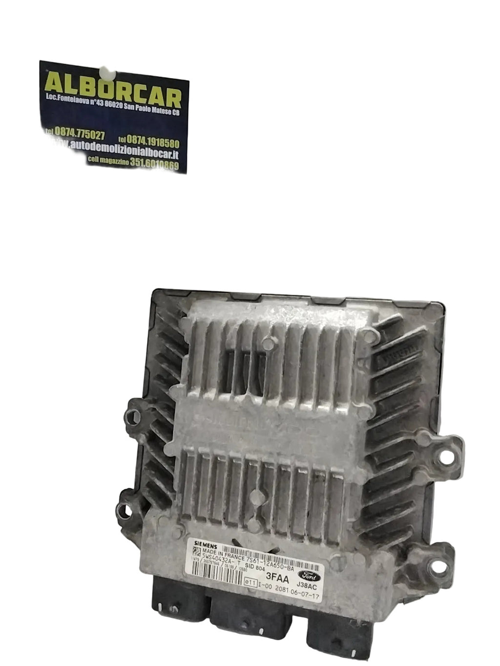 Unidad de control de motor Ford Fusion 1.4 Diésel código: 5WS40432A