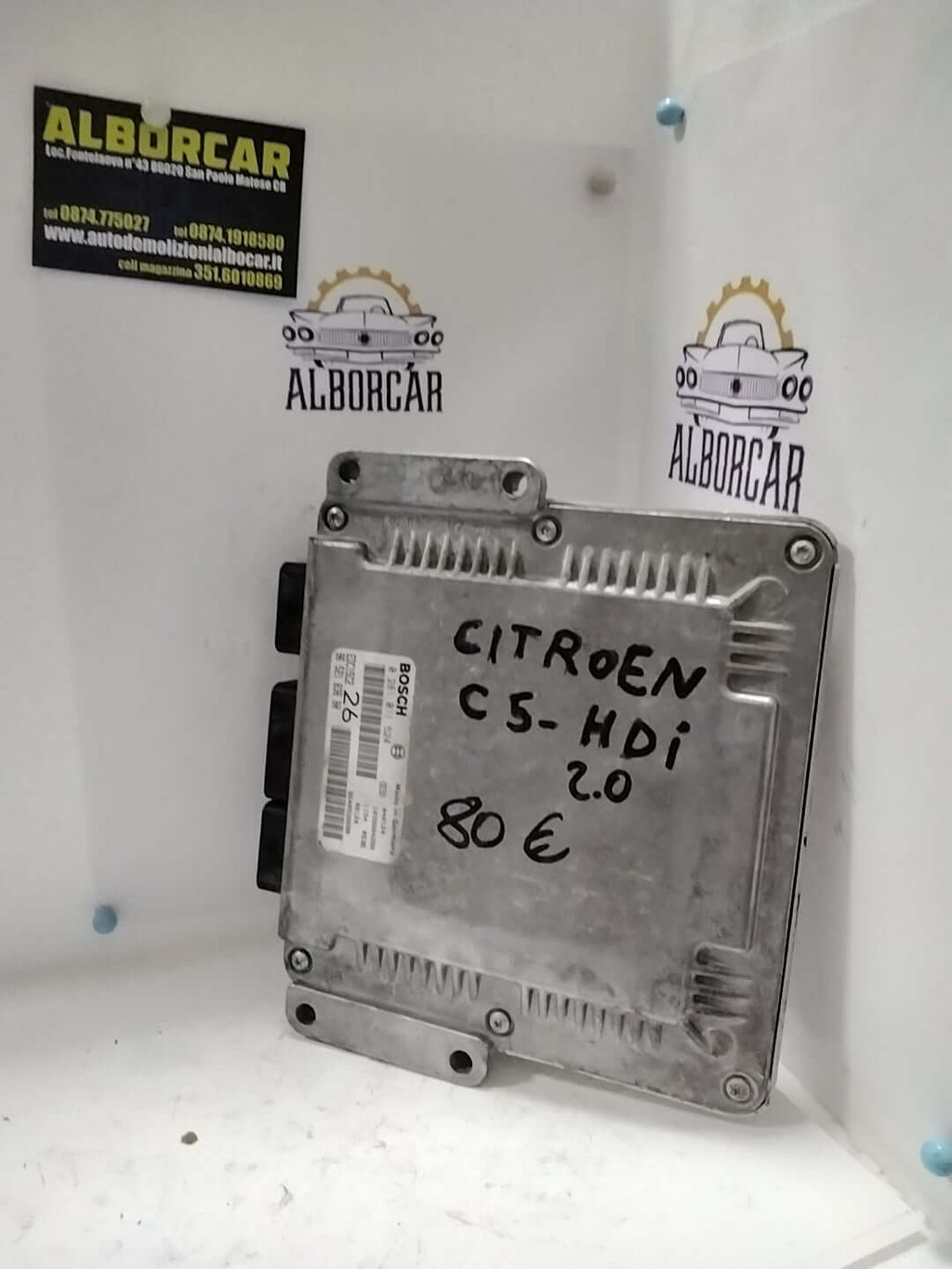 Unidad de control del motor Citroen C5 2.0HDI código:9652183880
