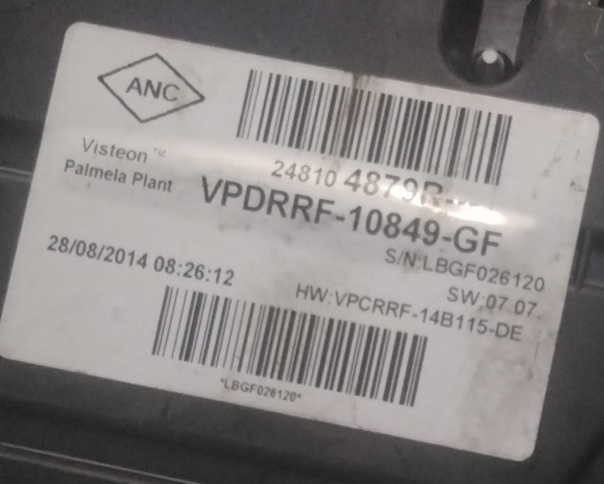 Quadro strumenti contachilometri opel Vivaro codice VPDRRF10849GF