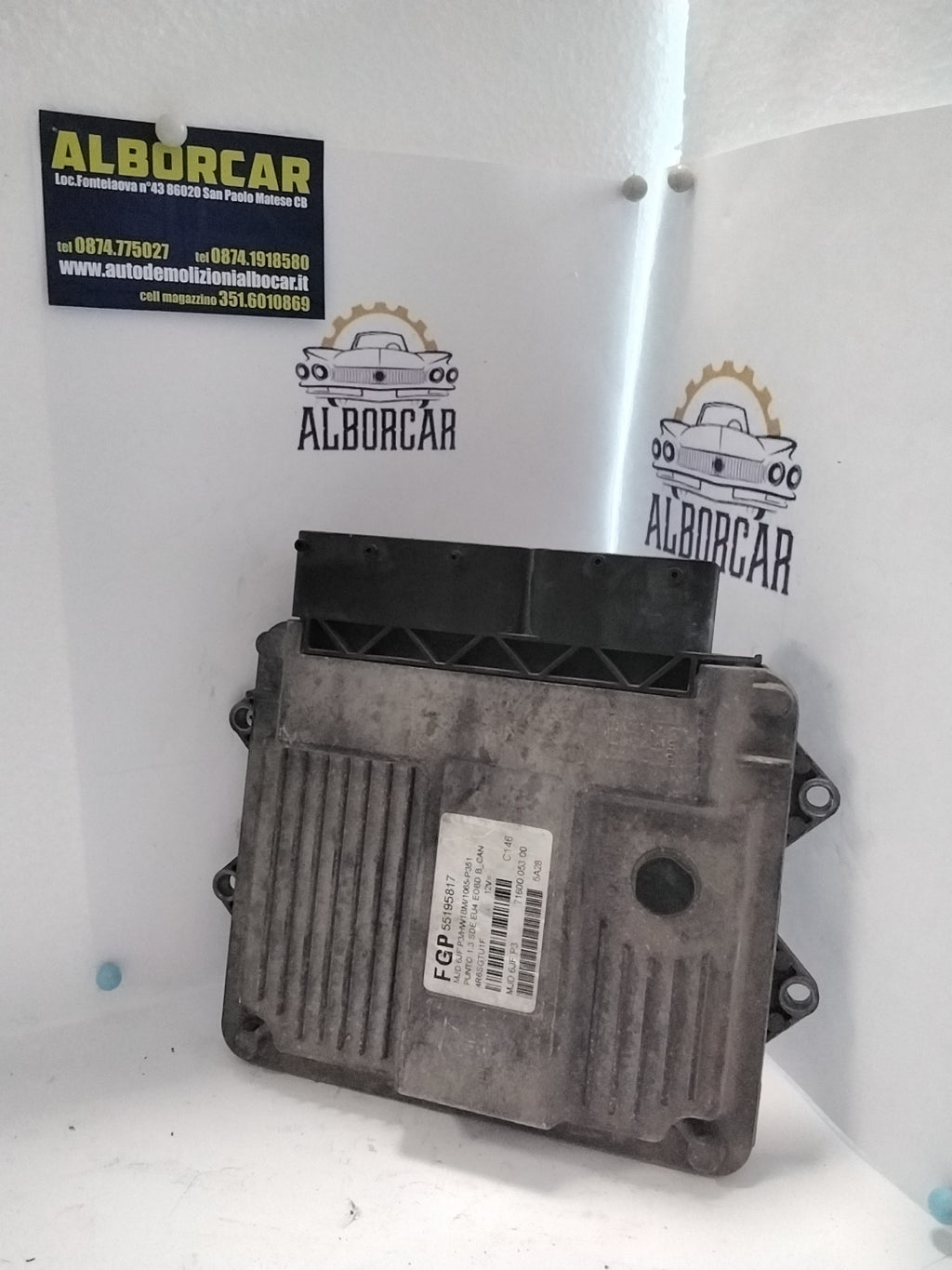 Centralina Motore Fiat Punto 188 1.3mjd codice:55195817