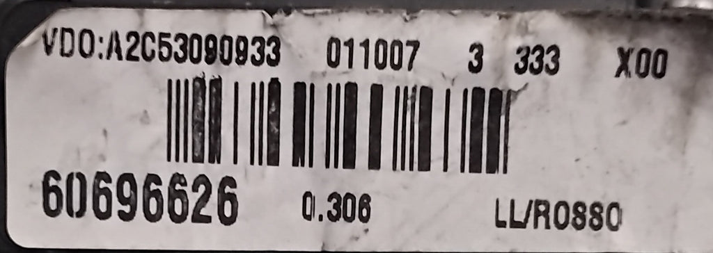 Quadro strumenti alfa romeo 159 codice 60966626